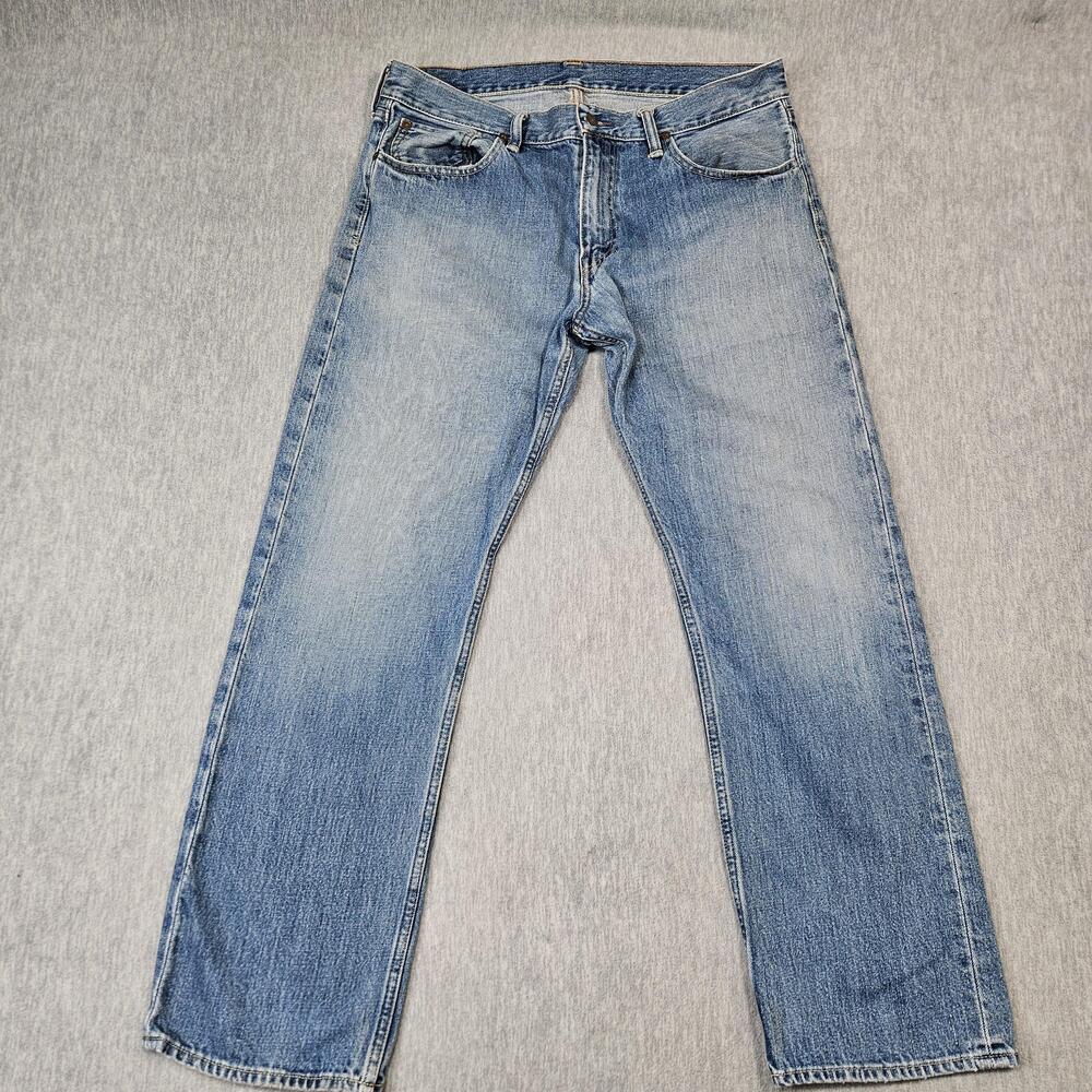 Polo Ralph Lauren Jeans Men 34x30 (36x30) Blue Classic Straight Light Wash Faded
